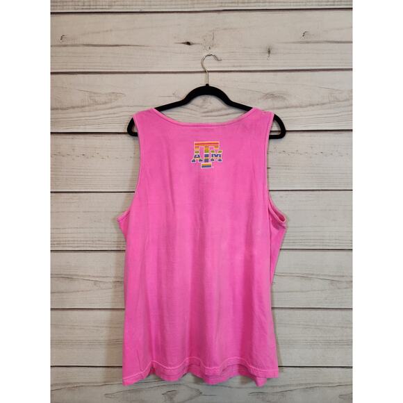 Comfort Colors Texas A&M Aggies Women's Pink Cotton On Point Tank Top Size Large - Picture 2 of 5